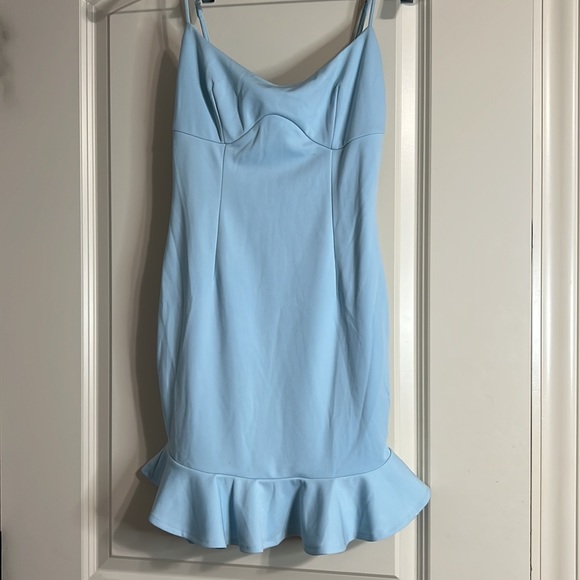Saints + Secrets blue mini homecoming dress size small - Picture 6 of 7